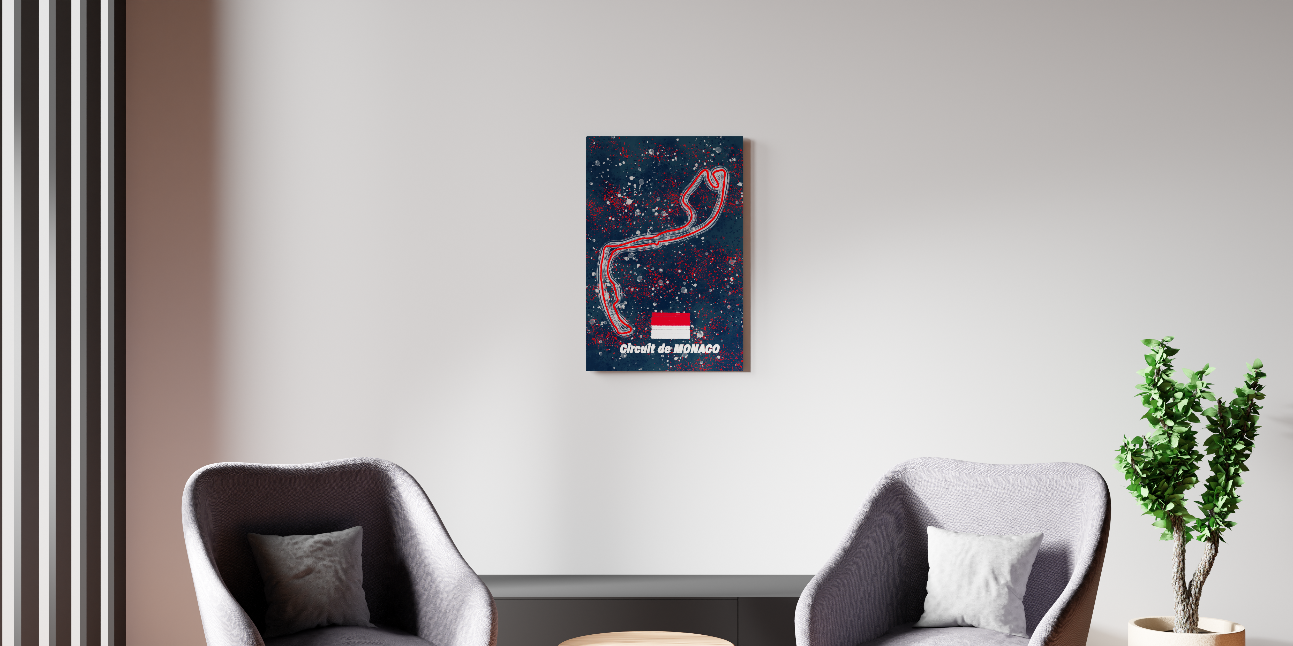 Circuit de MONACO - Acrylic Poster