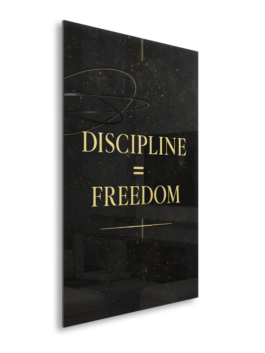 Discipline = Freedom - Acrylic Poster