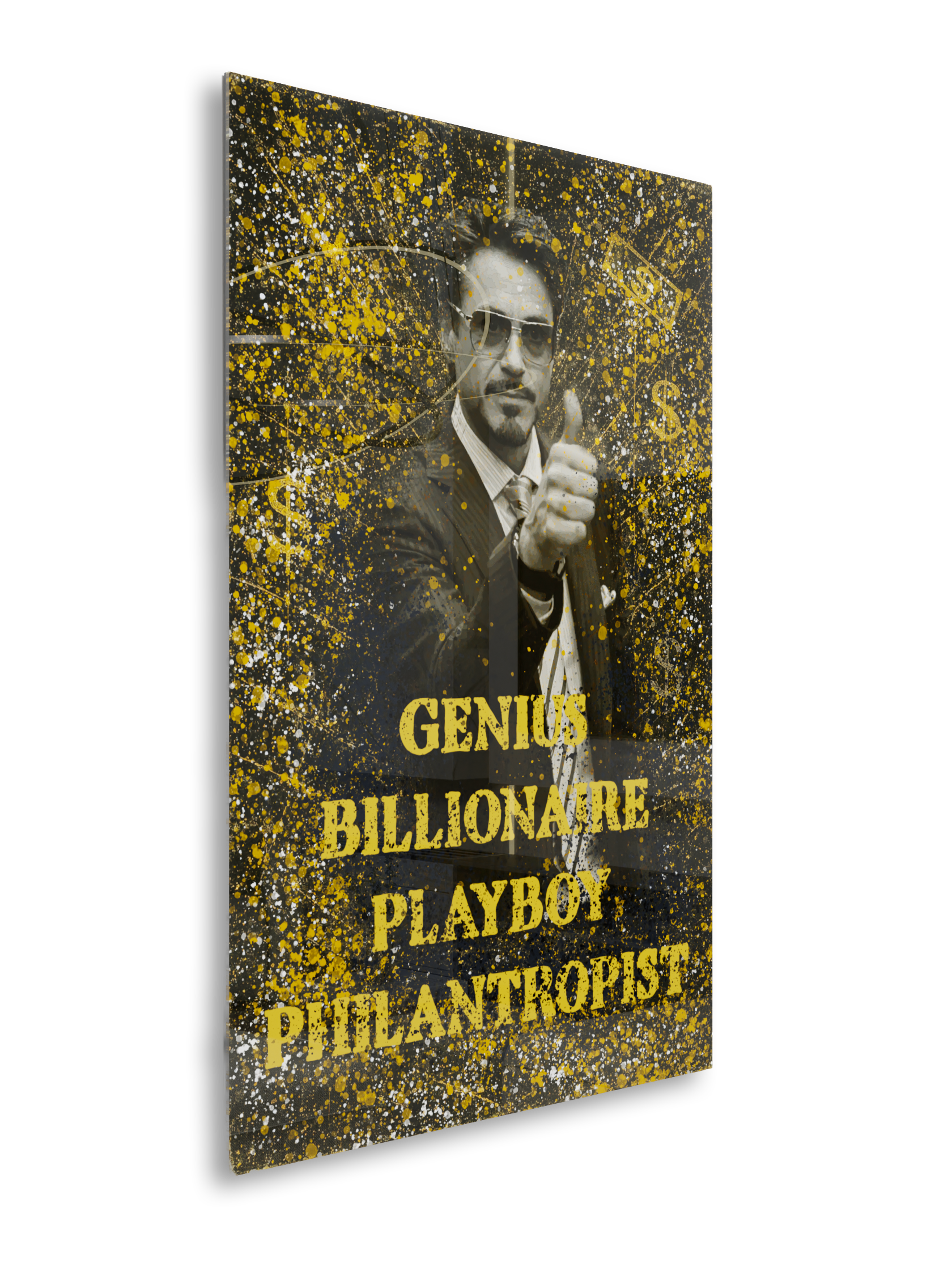 Genius Billionaire - Acrylic Poster